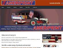 Tablet Screenshot of ameriprintllc.com